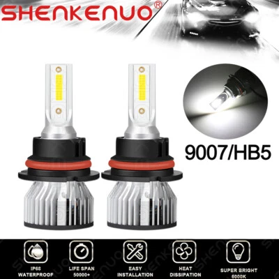 2x 9007 Kit de bombillas LED haz alto/bajo para Ford Crown Victoria 2009-2011 Foto 1 de 4