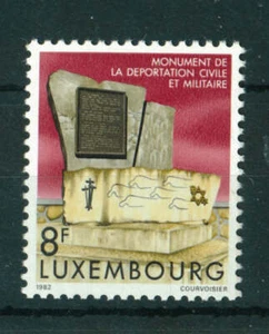 Luxembourg 1982 Civilian and Military Deportation Monument stamp. MNH. Sg 1096 - Picture 1 of 2