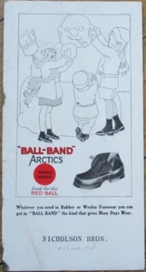 McLeod MT 1920 Advertising Blotter Ball Band Arctics Boot Shoe Childre Clothing - Bild 1 von 2