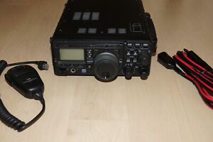 Yaesu FT-897D HF/VHF/UHF Transceiver w/Mic, DC Cable, Nice