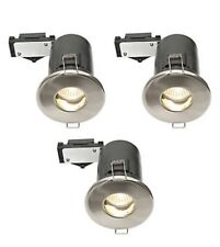 Diall White Gloss LED Adjustable Downlight 3.5 W Ip23 Pack of 3