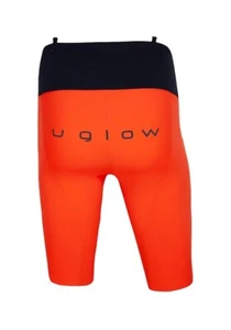 Men’s UGLOWSPORT SFA Running Half Tights in Orange - Small or Medium, NWT - Picture 1 of 5