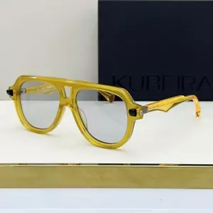 Kuboraum Maske Q4 Unisex Sunglasses 55□16 Orange Frame Light Gray Lenses UV400 - Picture 1 of 5