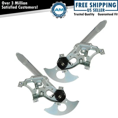 Juego de pares de reguladores de ventana eléctrica delanteros izquierdo y derecho para camioneta Chevy GMC Foto 1 de 4