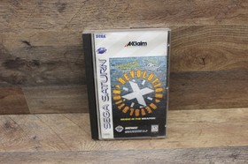 Sega Saturn Revolution X Featuring Aerosmith Acclaim 1994 CIB! W/Reg Card TESTED