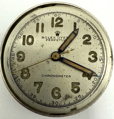 Rolex Oyster Perpetual Chronometer Movement And 25mm Dial. As Is - Image 1 of 4