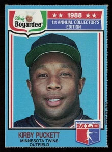 Kirby Puckett 1988 Chef Boyardee #13 HOF Minnesota Twins Baseball Card - Picture 1 of 2
