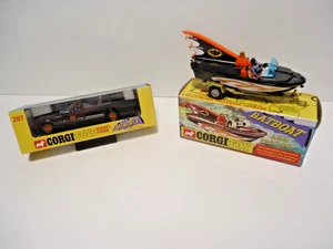 CORGI BATMOBILE & BATBOAT FIRST EDITION RE ISSUE NEW IN ORIGINAL STYLE BOX - Picture 1 of 8