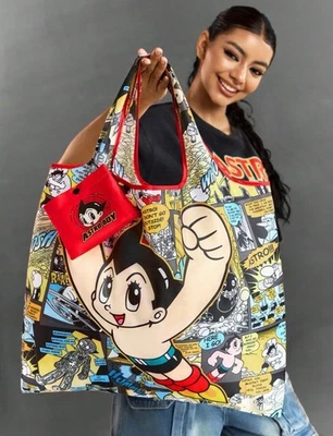 Nova Bolsa de Mão ASTRO BOY de 20” COMIC BOOK Bolsa Tote HERO Bolsa de Viagem GINÁSIO - Imagem 1 de 4
