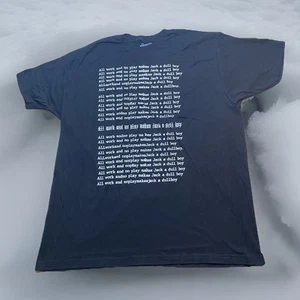 Camiseta The Shining Oficial All Work And No Play Makes Jack A Dull Boy L NUEVA - Imagen 1 de 5