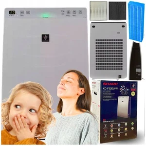 PURIFICATORE D'ARIA SHARP KC-F32EUW 3IN1: UMIDIFICATORE, IONIZZAZIONE, FILTRO HEPA - Foto 1 di 12