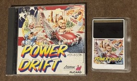 Power Drift NEC PC Engine Hucard Japan Import US Seller TESTED