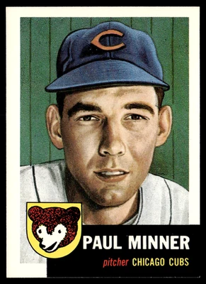 1991 Topps Archives 1953 Topps - Paul Minner #92  - Image 1 of 2
