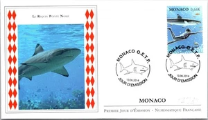 Monaco SC# 2762 FDC 2014 The Blacktip Shark - A03030 - Picture 1 of 2