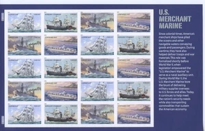 US Handelsmarine Scott #4548-51 postfrisch voller Bogen 20 Briefmarken, postfrisch, sehr guter Erhaltungszustand kostenloser Versand - Bild 1 von 1