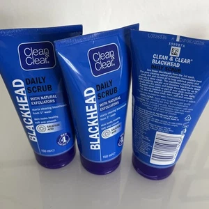 3 Stück Clean & Clear 5,07 Oz. Mitesser Reinigungsölfreies tägliches Peeling - Bild 1 von 3