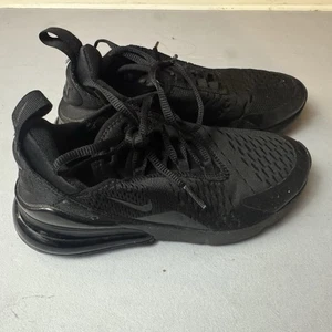 Nike Air Max 270 GS Triple Negro Juvenil Tenis para Correr BQ5776‐001 Talla 4Y - Imagen 1 de 10