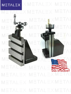 Toolpost Mini Vertical Slide 90×50mm with Vertical Milling Slide 4"×5" for Lathe - Image 1 of 4