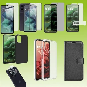 Für Motorola Moto G35 5G Schutz Cover Hülle Tasche TPU Hart Glas Folie AUSWAHL - Bild 1 von 15