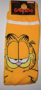 NICKELODEON GARFIELD CREW SOCKS ONE SIZE FITS MOST - Picture 1 of 2