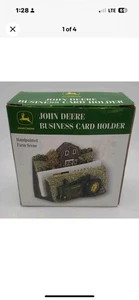 Rare Vintage *NEW* 90s 2000s John Deere Business Card Holder Handpainted - Picture 1 of 5