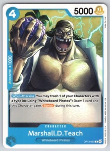 OP-13 Marshall.D.Teach C Carrying On His Will   Normal OP13-053  NM - Picture 1 of 2