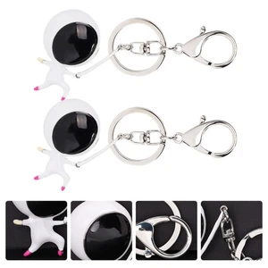 2 Pcs Foil Keychain Sport Keychains for Backpack Bag Charms Backpacks - Picture 1 of 12