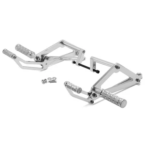 Polished 10" Forward Controls Foot Pegs for Suzuki VS800 VS750 Intruder 800 750 - Picture 1 of 11