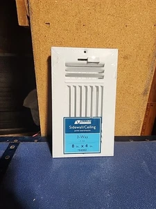 Accord Registro Ventilazione 4" x 8" 3 Vie Laterale/Soffitto - Bianco - 64062 - Foto 1 di 3
