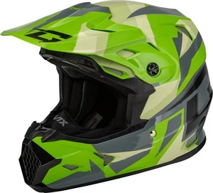 GMAX MX-96S Splinter Helmet, Green/Grey/Black XL - Picture 1 of 1
