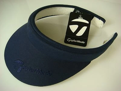 NEW WITH TAGS TAYLOR MADE LADIES SPLIT CLIP NAVY BLUE GOLF VISOR