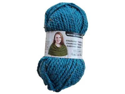  CHARISMA TWEED Yarn Bulky Teal - Image 1 of 2