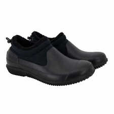 Kensie Carmella Ladies' Size 7 Fleece Lined Anti-Slip Rain Shoe, Black 