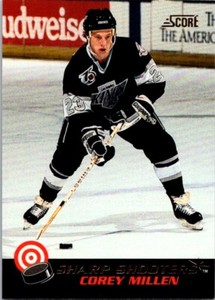 1992-93 Score Canadian COREY MILLEN #26 Kings Sharp Shooters