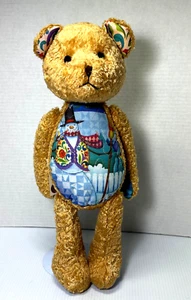 Jim Shore Boyds Bears FLURRIE Snowman 2007 Quilted Teddy Bear Plush 15" NWT - Bild 1 von 6