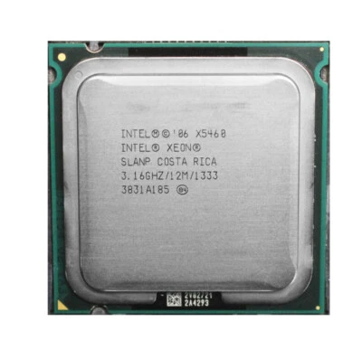 Intel Xeon X5460 Quad-Core 3.16 GHz SLANP 12M 1333MHz LGA 775 CPU processor - Image 1 of 2