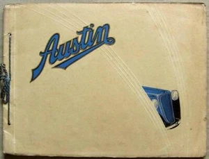 AUSTIN RANGE Car Sales Brochure Jan 1935 #1180A 20 18 16 15.9 Seven - Picture 1 of 11