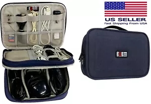 BUBM Electronics Organizer, 2 compartimentos Carry Case Dark Blue 9" para Ipad Mini - Imagen 1 de 3