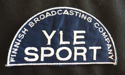 Official YLE, Finnish Broadcasting Company Patch. - Image 1 of 3