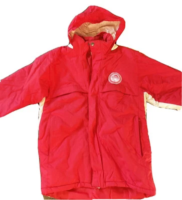 Chaqueta de calentamiento griega Olympic’s logotipo rojo y blanco de Grecia para mujer M/L Foto 1 de 4