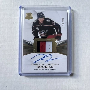 Upper Deck The Cup Rookies Signature Materials 2020-21 Liam Foudy Auto RC/99 - Imagen 1 de 2