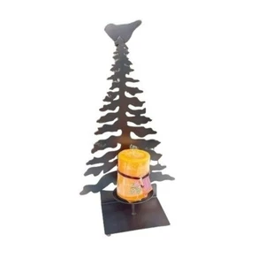 3D Metal Pine Tree Shaped Candle Holder 18.5in - Picture 1 of 20
