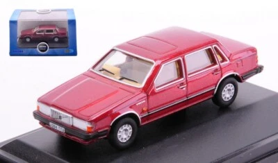 MODELLINO AUTO STATICO DIECAST VOLVO 760 ROSSO MODELLISMO SCALA 1:76 - Immagine 1 di 2