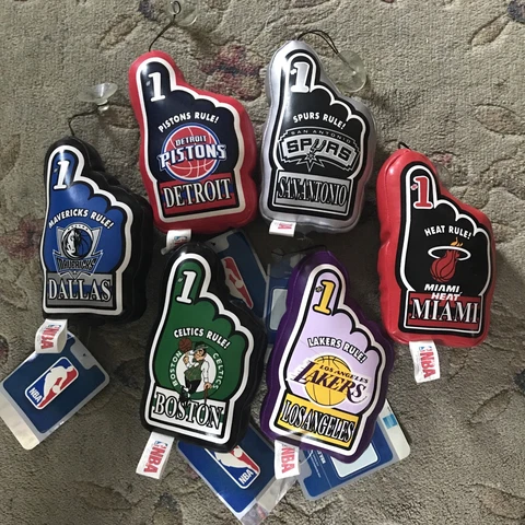 Lakers Mavericks Celtics Heat Spurs Pistons NBA Stuffed Plush PICK YOUR TEAM Cover