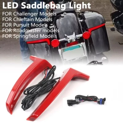 PARA INDIO Springfield Dark Horse 2021-2024 Lámpara de bajo perfil Alforja Luz LED Foto 1 de 4