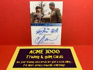 Lost in Space SEASON 1 DUAL AUTOGRAPH Card KIKI SUKEZANE & CARY-HIROYUKI TAGAWA - Picture 1 of 2