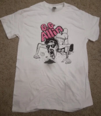 Camiseta GG Allin por Jeff Clayton Oficial FIRMADA Hecha en EE. UU. FUERA DE STOCK Antiseen COS Foto 1 de 2