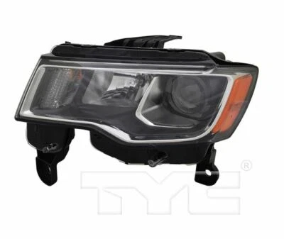 Faro halógeno izquierdo TYC NSF para Jeep Grand Cherokee cromo modelos 2017-2020 Foto 1 de 3