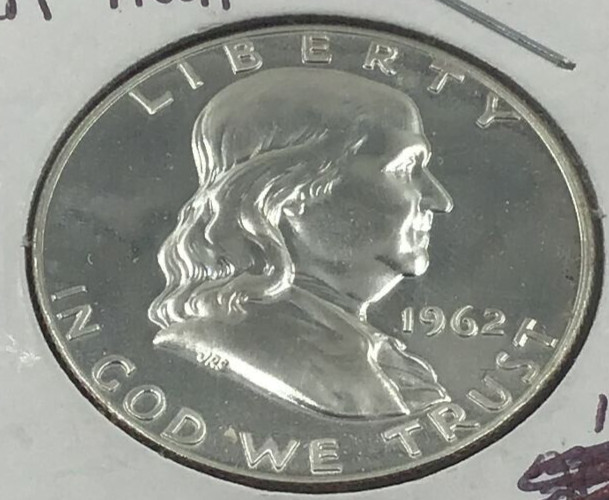 フランクリンハーフダラー 1962-1964 セット Philadelphia U.S. Mint 1962 Franklin Half Dollars (1948-1963