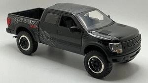 2011 FORD F-150 SVT RAPTOR 1:24 Scale Die-cast JADA BIGTIME KUSTOMS GLOSSY BLACK - Picture 1 of 18